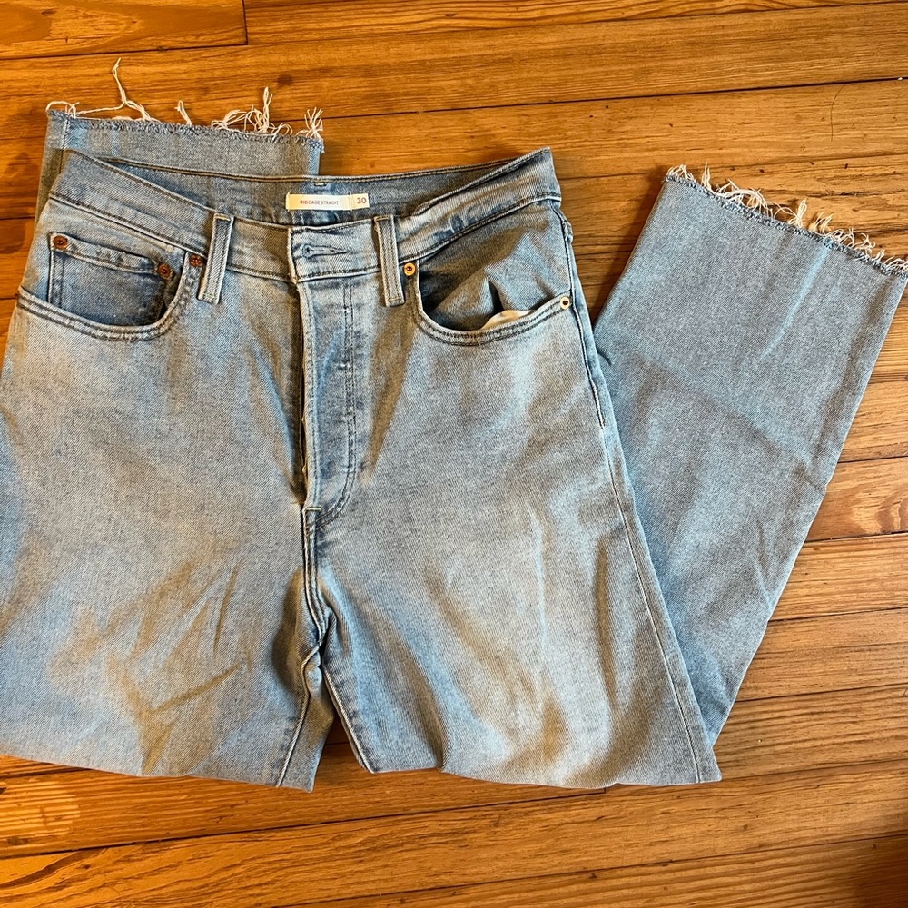 Levi’s ribcage straight jeans